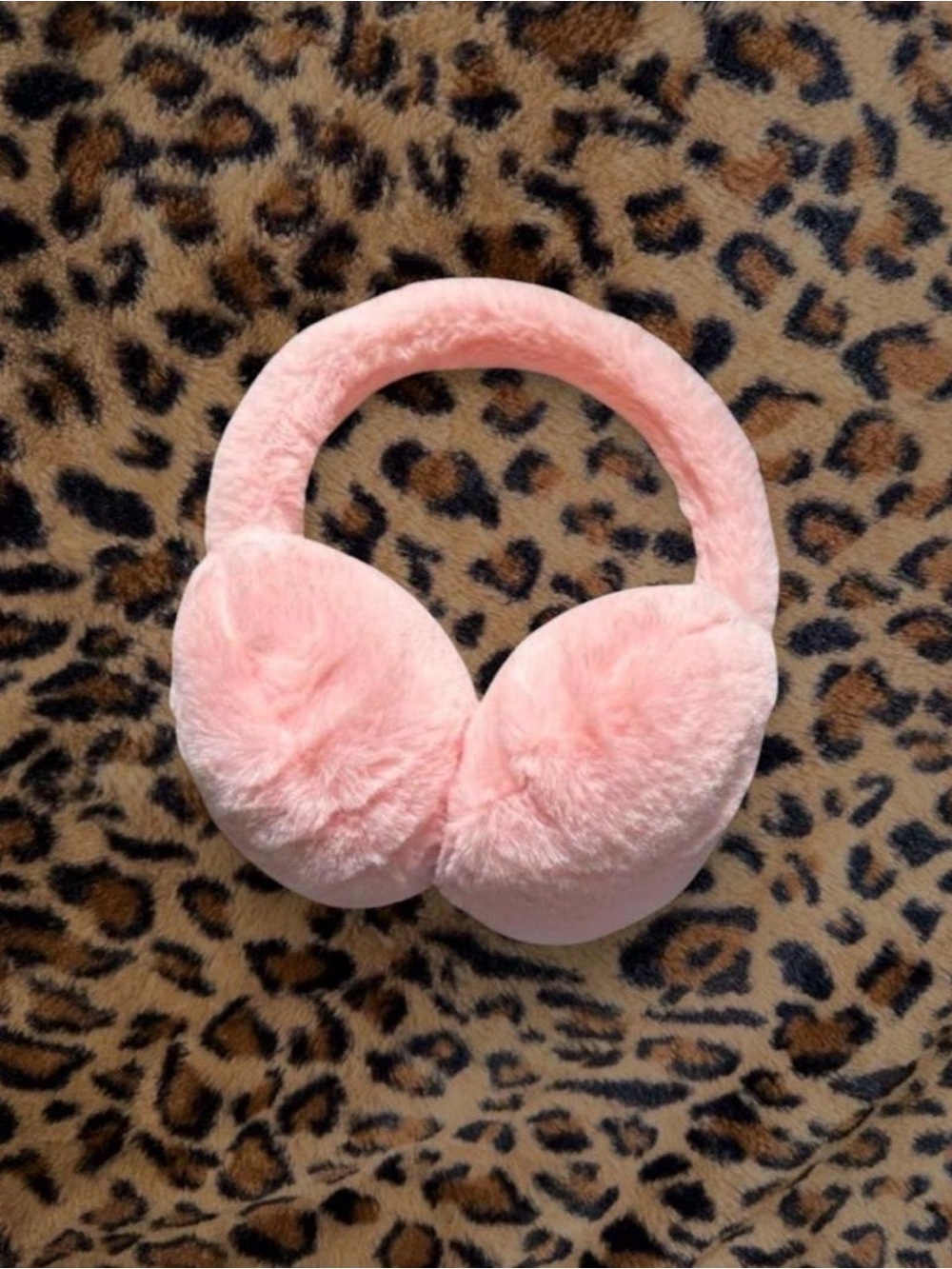 Plush Pink Earmuffs